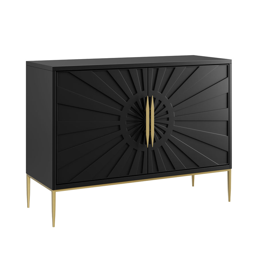 Briar 47" Accent Cabinet in Black
