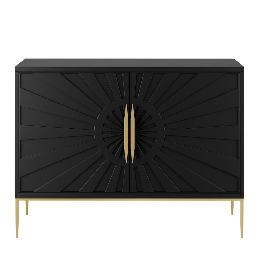 Briar 47" Accent Cabinet in Black