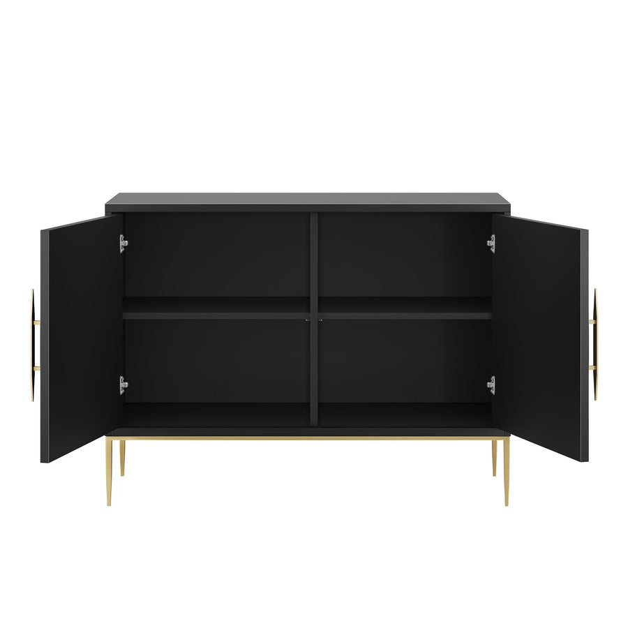 Briar 47" Accent Cabinet in Black