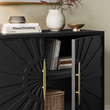 Briar 47" Accent Cabinet in Black