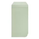 Hugo Fluted and Scalloped Sideboard Storage Cabinet in Sage