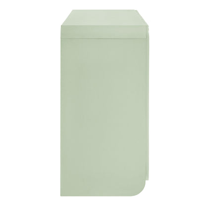 Dahlia Fluted and Scalloped Sideboard Storage Cabinet by Furniture For America
