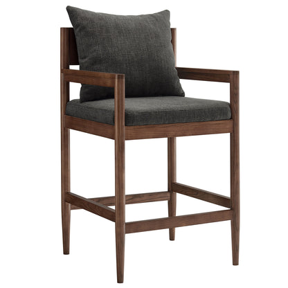 Remington Wood Counter Stool by Furniture For America
