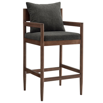 Remington Wood Bar Stool by Furniture For America