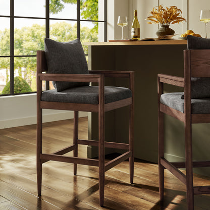 Remington Wood Bar Stool by Furniture For America