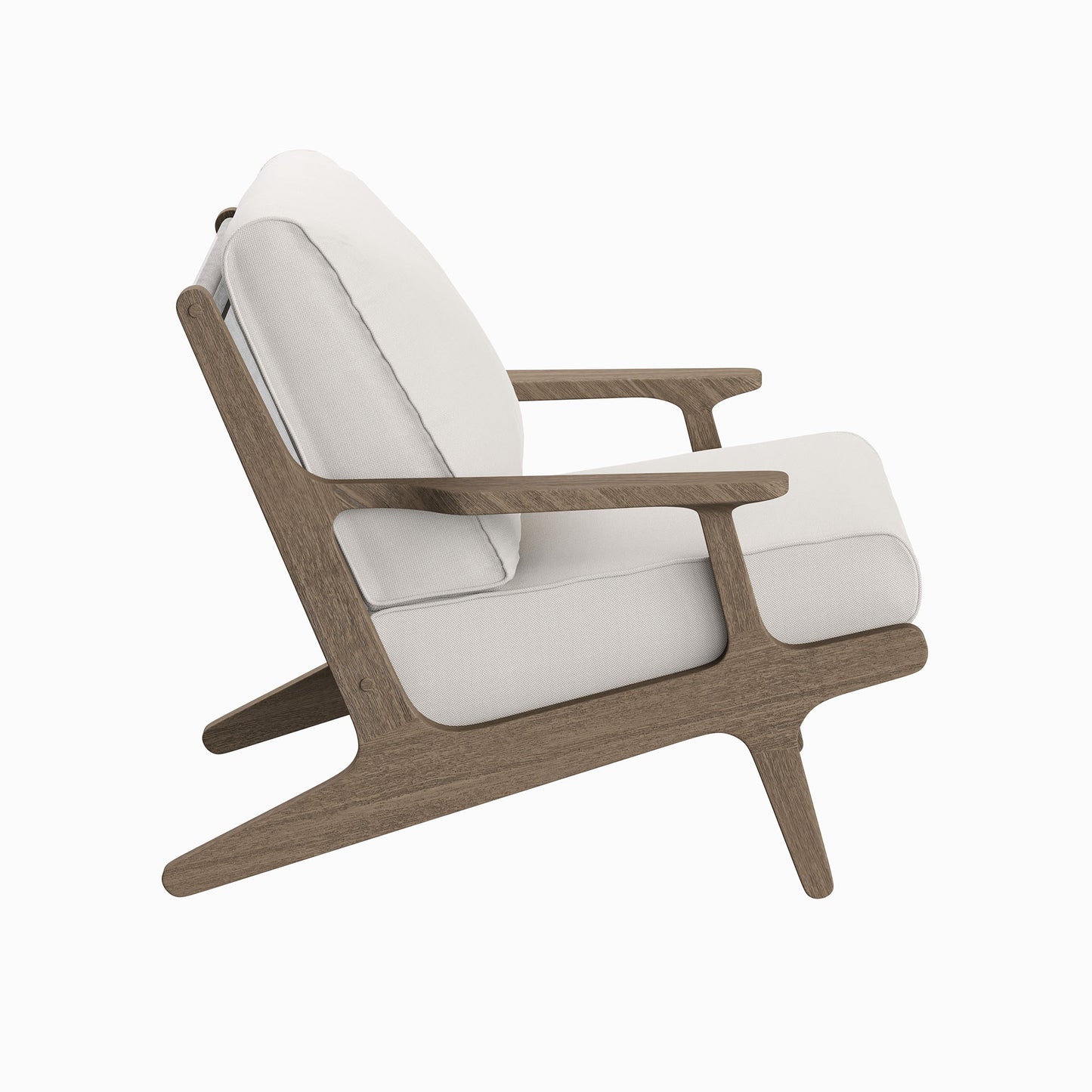Saratoga Outdoor Patio Teak Wood Armchair by Furniture For America