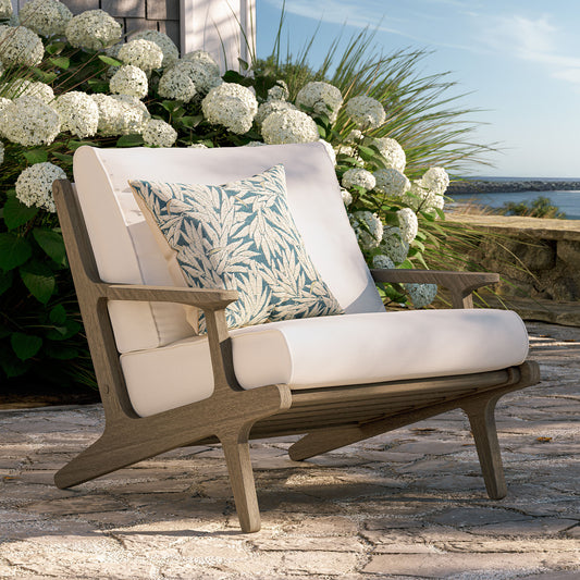 Saratoga Outdoor Patio Teak Wood Armchair by Furniture For America