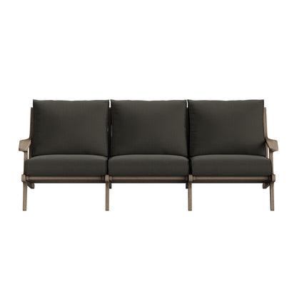 Saratoga Outdoor Patio Teak Sofa by Furniture for America