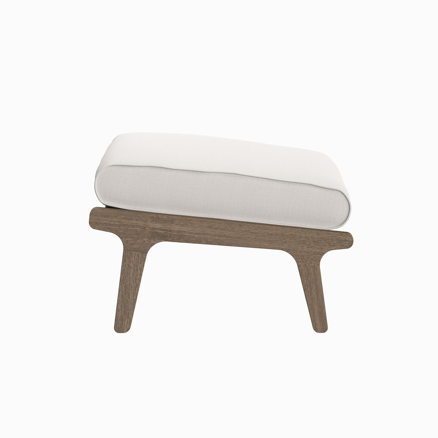 Saratoga Outdoor Patio Teak Ottoman by Furniture For America