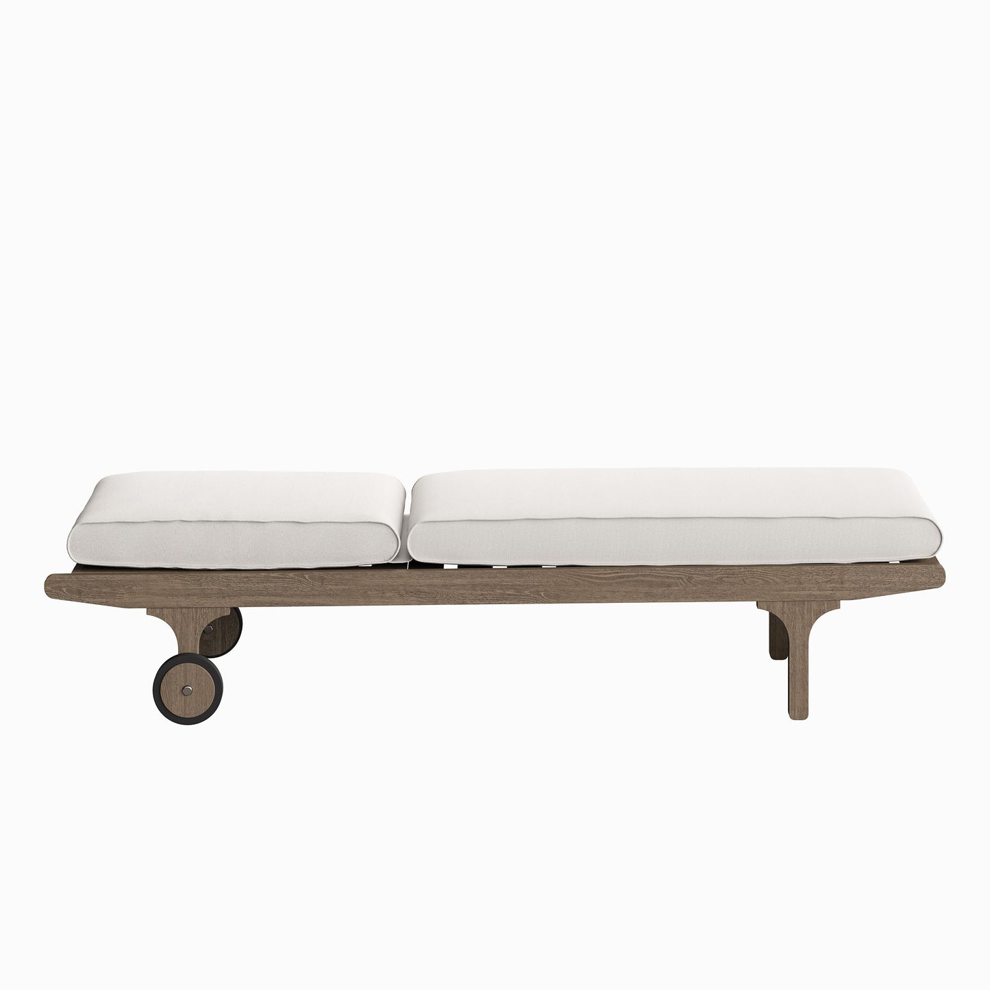 Saratoga Outdoor Patio Teak Chaise Lounge Chair by Furniture For America