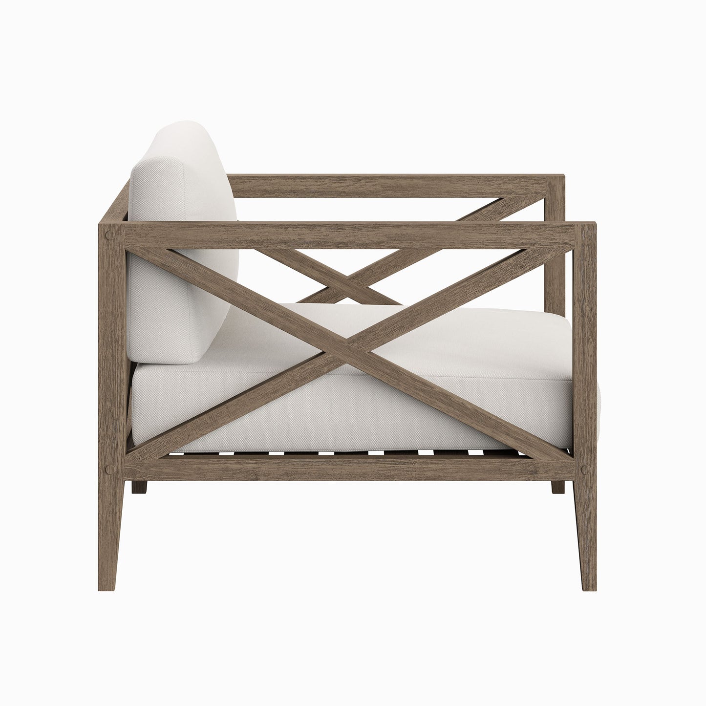 Northlake Outdoor Patio Teak Armchair by Furniture For America