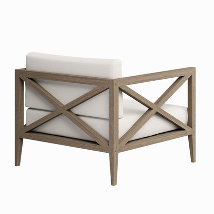 Northlake Outdoor Patio Teak Armchair by Furniture For America