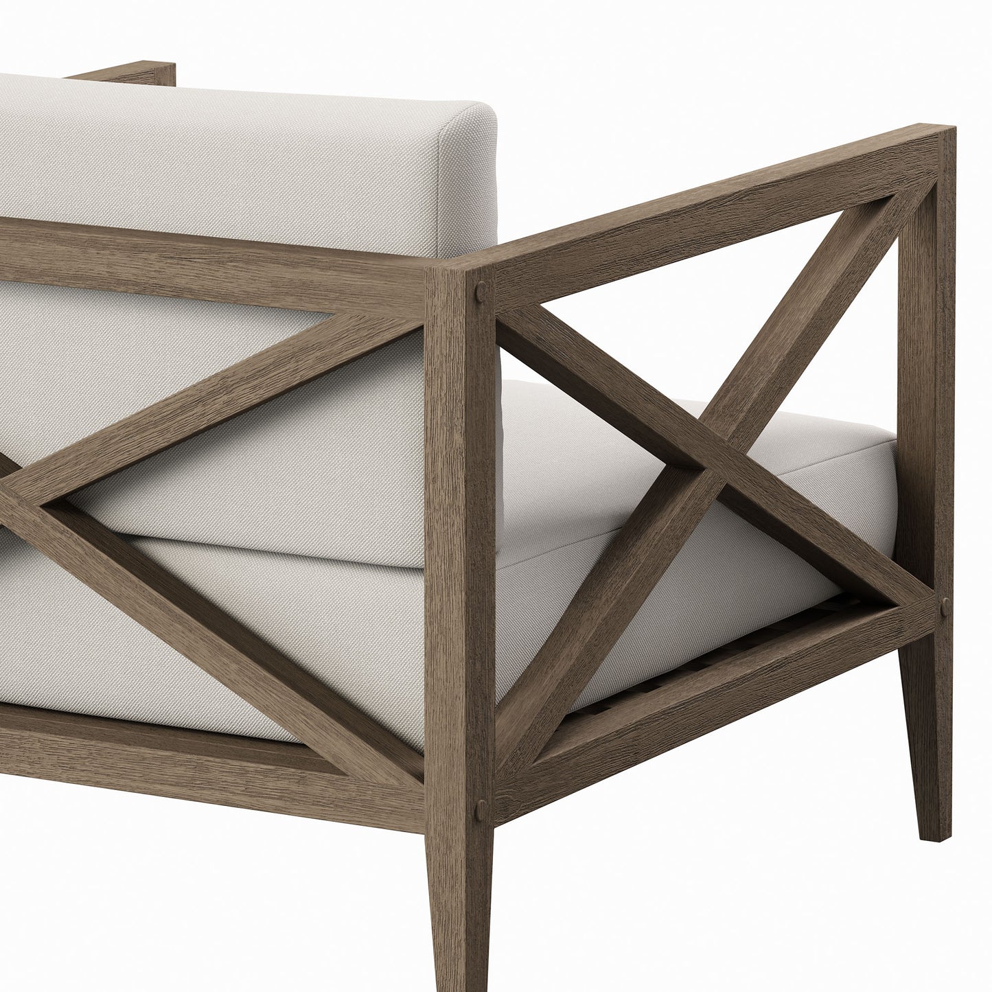 Northlake Outdoor Patio Teak Armchair by Furniture For America