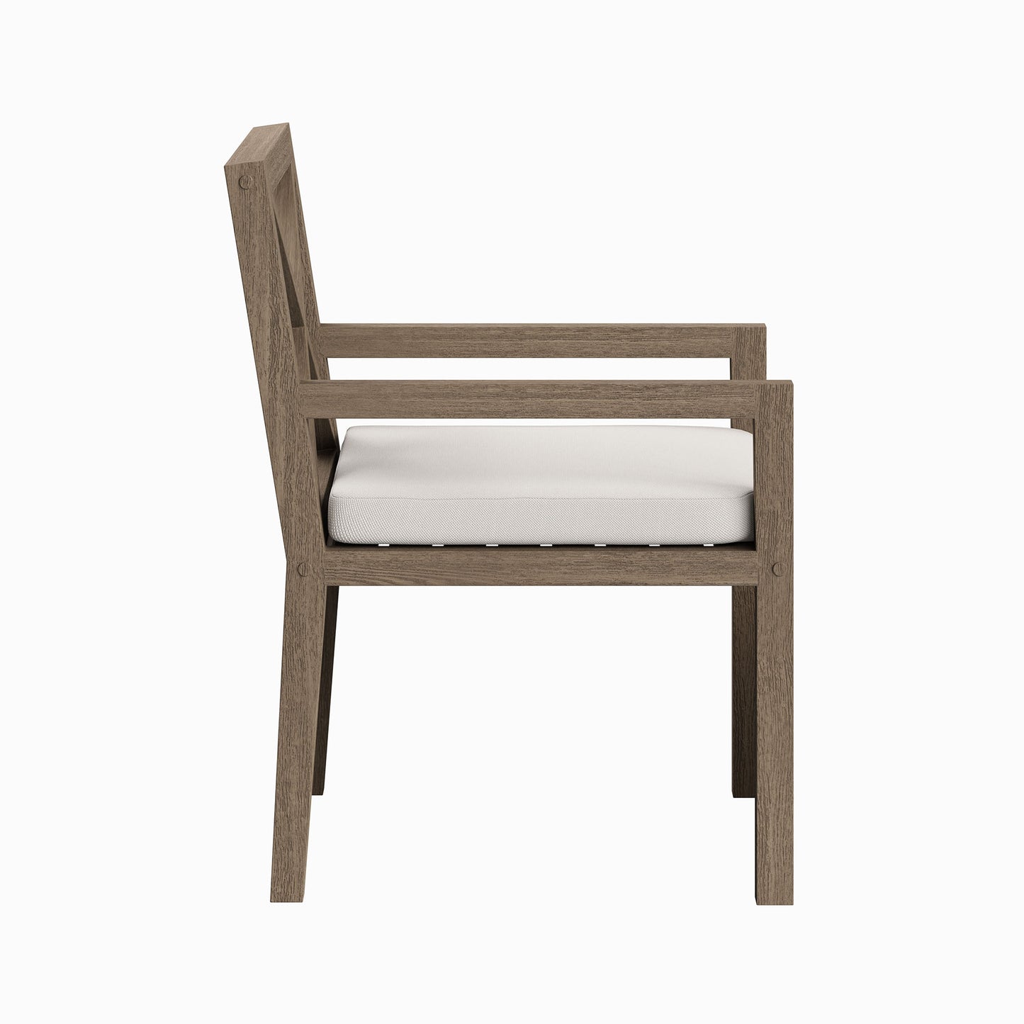 Northlake Outdoor Patio Teak Dining Armchair by Furniture For America
