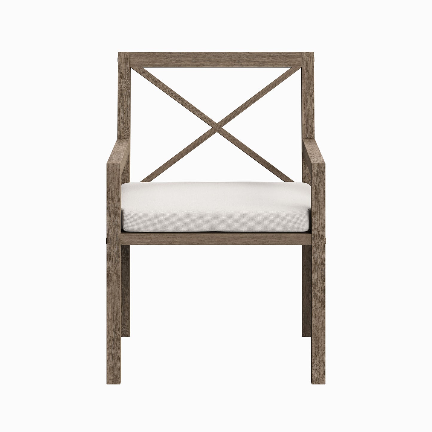 Northlake Outdoor Patio Teak Dining Armchair by Furniture For America
