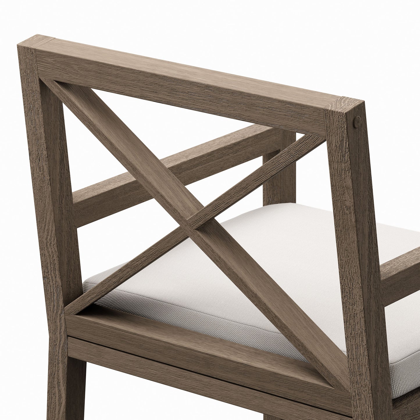Northlake Outdoor Patio Teak Dining Armchair by Furniture For America