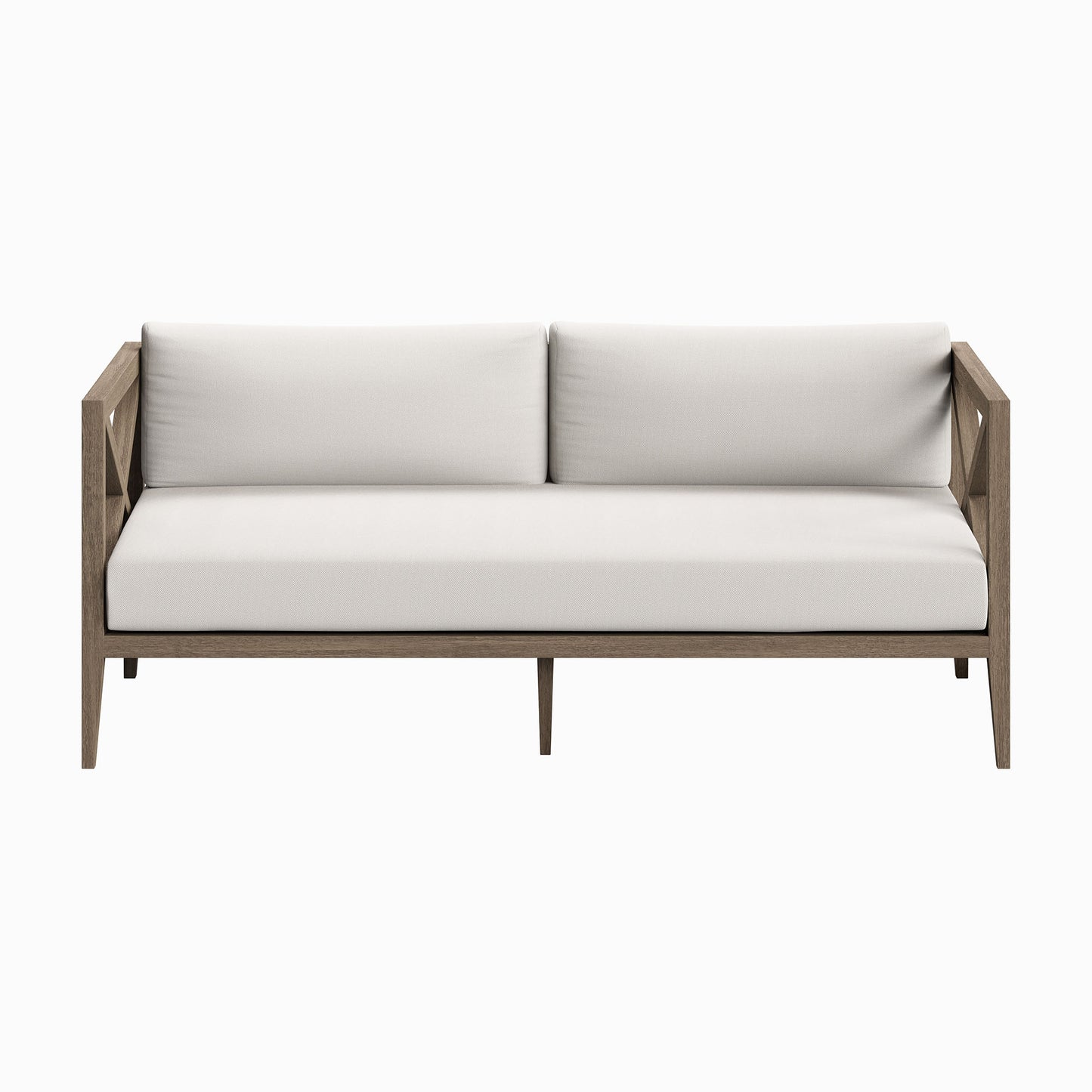 Northlake Outdoor Patio Teak Loveseat by Furniture For America