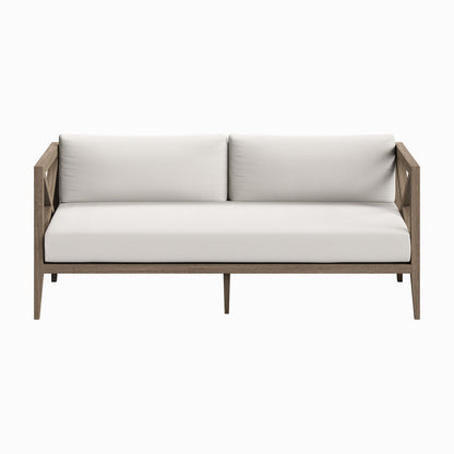 Northlake Outdoor Patio Teak Loveseat by Furniture For America