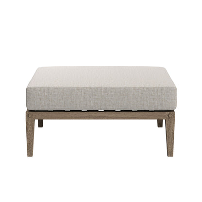 Northlake Outdoor Patio Teak Ottoman by Furniture for America