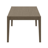 Roan 9-Piece Outdoor Patio Teak Wood Dining Set in Weathered Gray Flint