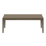Roan 9-Piece Outdoor Patio Teak Wood Dining Set in Weathered Gray Flint