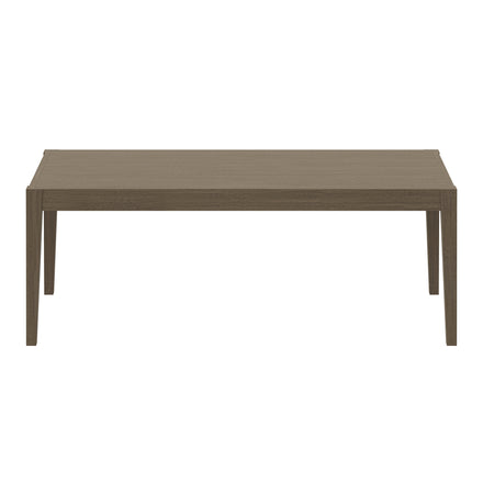 Northlake 83" Rectangular Outdoor Patio Teak Dining Table in Weathered Gray