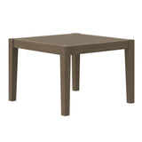 Roan 3-Piece Outdoor Patio Teak Wood Furniture Set with Chaise Lounges and Side Table in Weathered Gray Flint