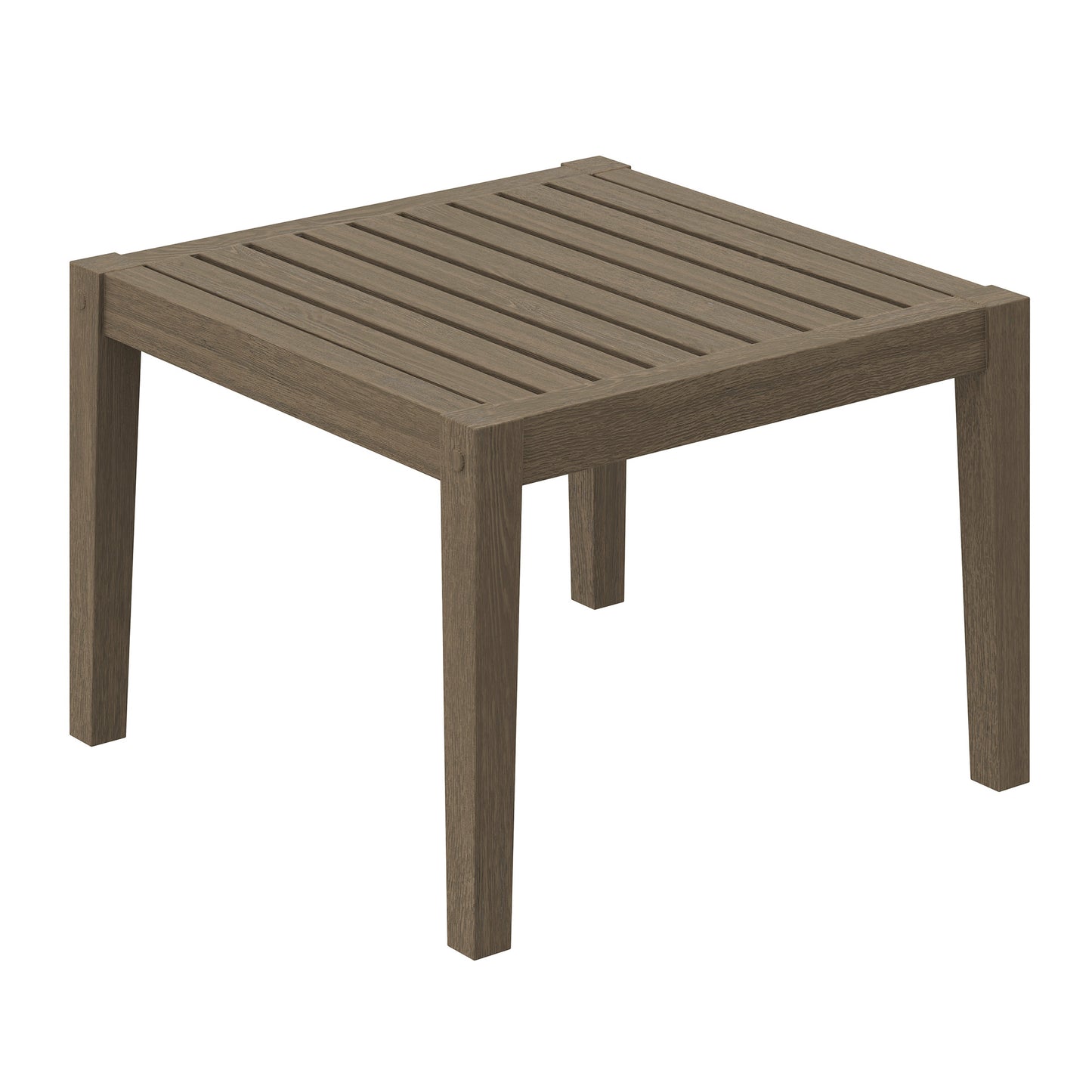 Northlake Square Outdoor Patio Teak Side Table by Furniture For America