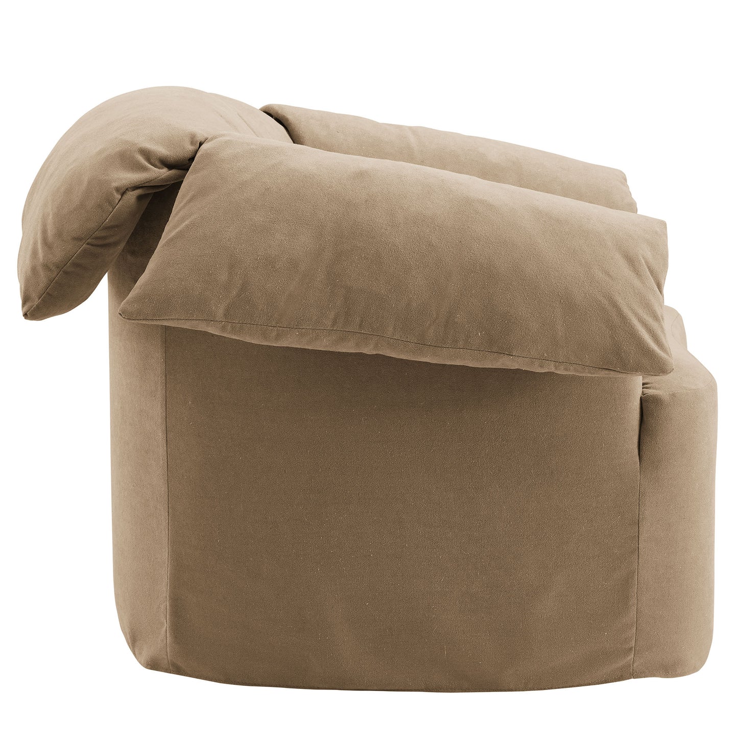 Lark Slipcovered Fabric Oversized Armchair by Furniture For America