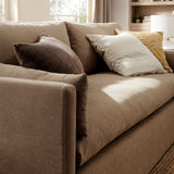 Boal 85" Slipcovered Fabric Sofa in Almond