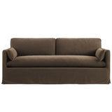 Boal 85" Slipcovered Fabric Sofa in Cocoa