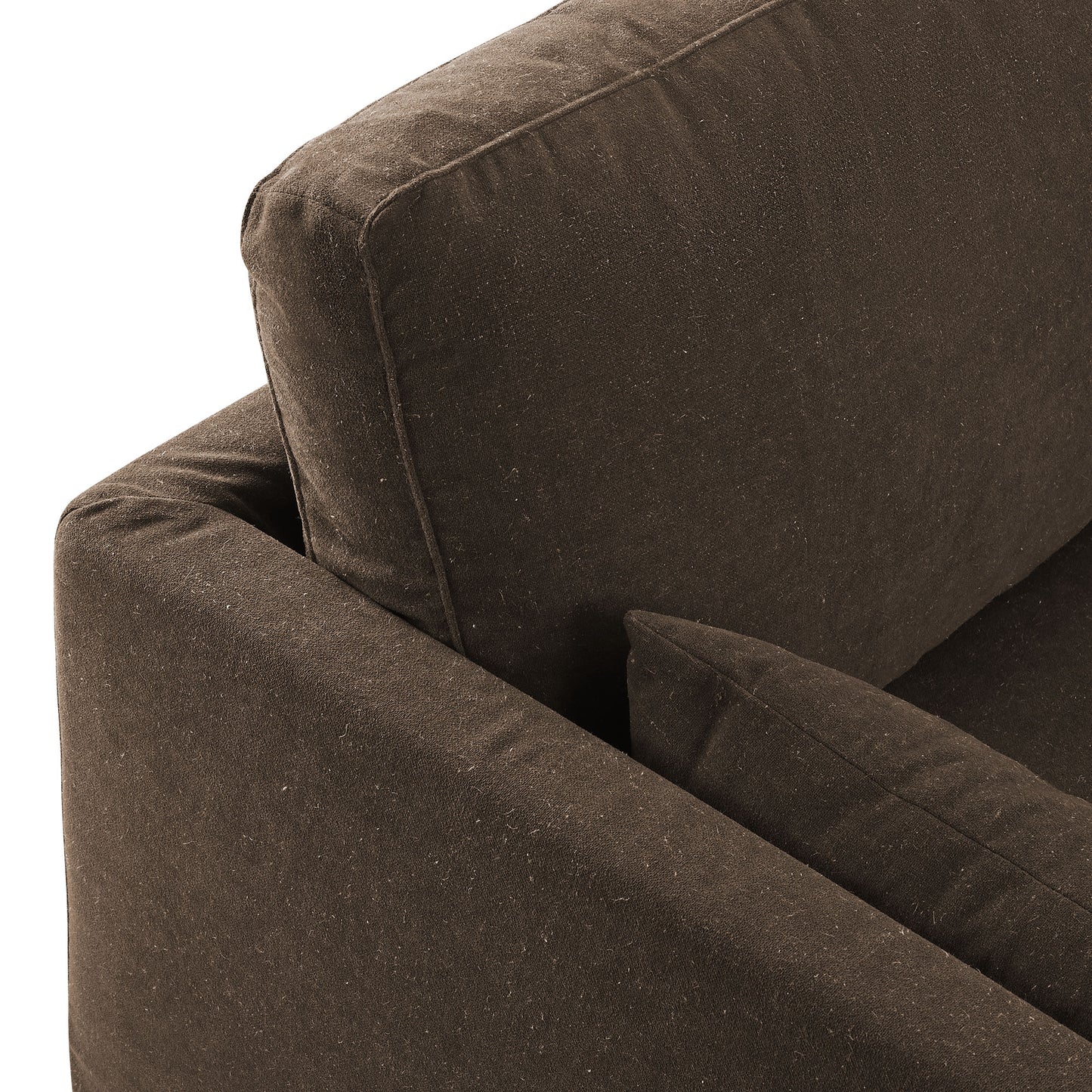 Boal 85" Slipcovered Fabric Sofa in Cocoa