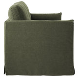Boal 85" Slipcovered Fabric Sofa in Sage