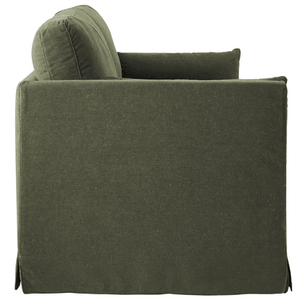 Wellfleet 85" Slipcovered Fabric Sofa in Sage