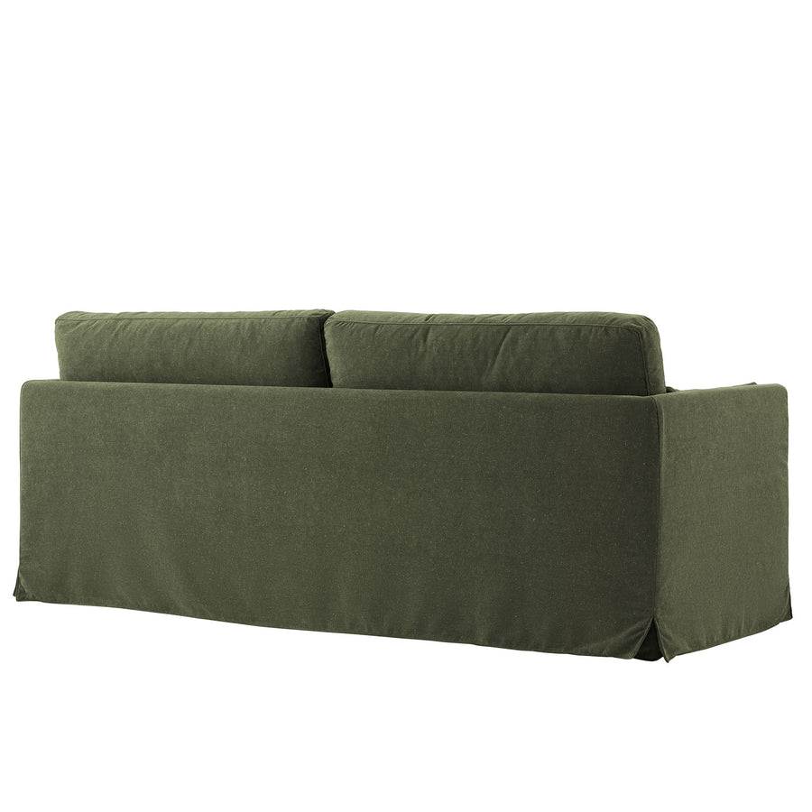 Boal 85" Slipcovered Fabric Sofa in Sage
