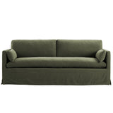 Boal 85" Slipcovered Fabric Sofa in Sage
