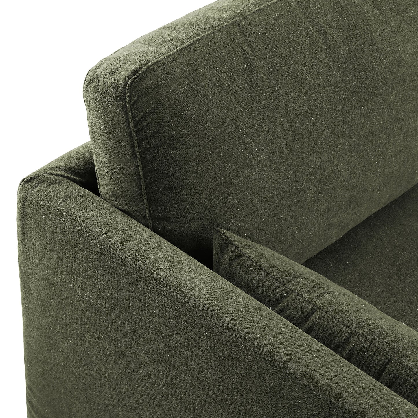 Boal 85" Slipcovered Fabric Sofa in Sage