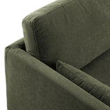 Boal 85" Slipcovered Fabric Sofa in Sage