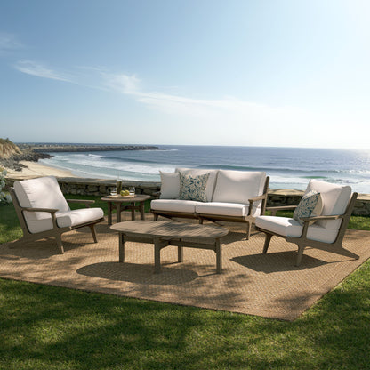 Saratoga 5-Piece Outdoor Patio Teak Wood Furniture Set by Furniture For America