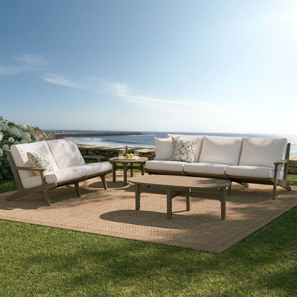 Saratoga 4-Piece Outdoor Patio Teak Wood Furniture Set by Furniture For America