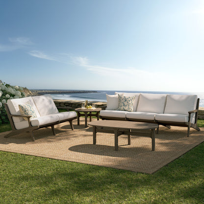 Saratoga 4-Piece Outdoor Patio Teak Wood Furniture Set by Furniture For America