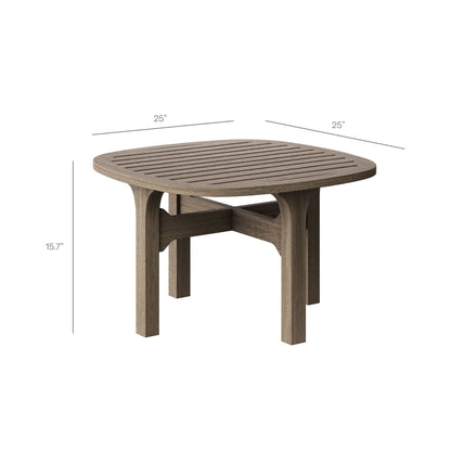 Saratoga 4-Piece Outdoor Patio Teak Wood Furniture Set by Furniture For America