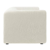 Emrys 89" Boucle Upholstered Sofa in Pearl