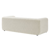 Emrys 89" Boucle Upholstered Sofa in Pearl