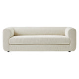 Emrys 89" Boucle Upholstered Sofa in Pearl
