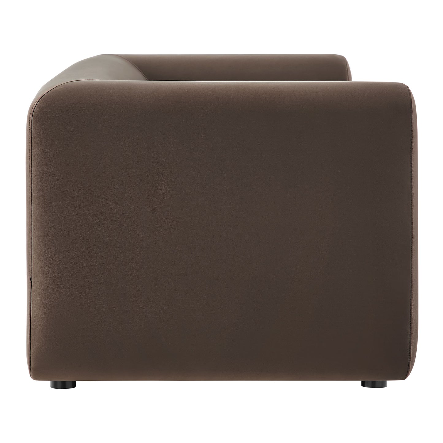 Leif 89" Performance Velvet Upholstered Sofa by Furniture for America