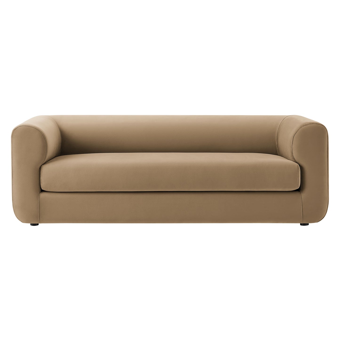 Leif 89" Performance Velvet Upholstered Sofa by Furniture for America
