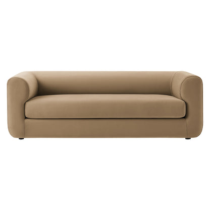 Leif 89" Performance Velvet Upholstered Sofa by Furniture for America