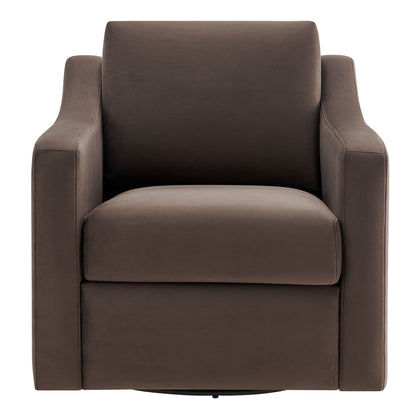 Liora Performance Velvet Armchair by Furniture For America
