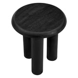 Lochlan Mango Wood Side Table in Black